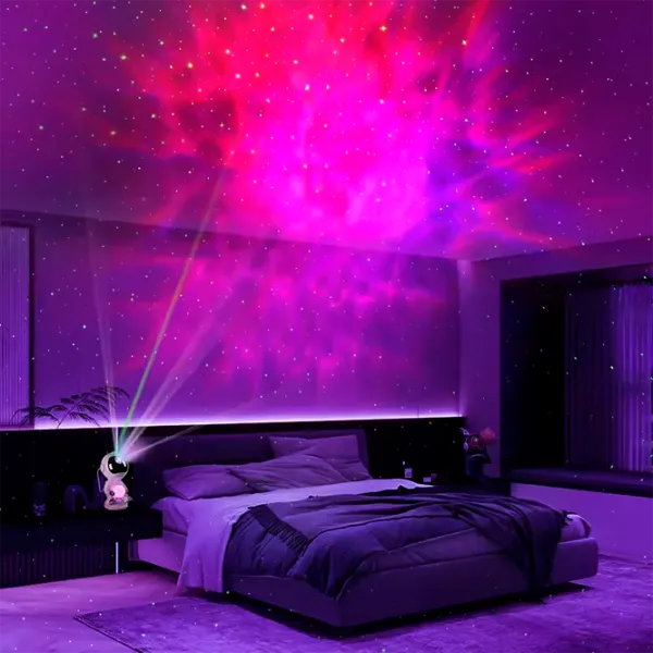 Проектор звезд Starry Sky Galaxy Nightlight Moon Mini Черный White photo 9