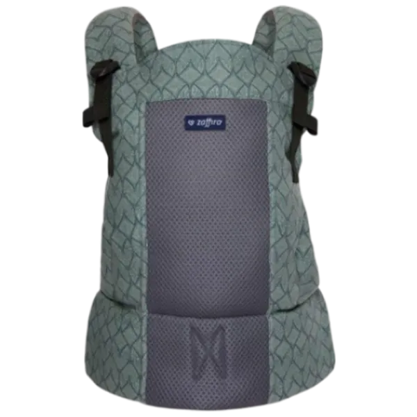 Marsupiu pentru copii Womar Zaffiro Ergo Air (5902745547657) 18 kg/ Green photo 1