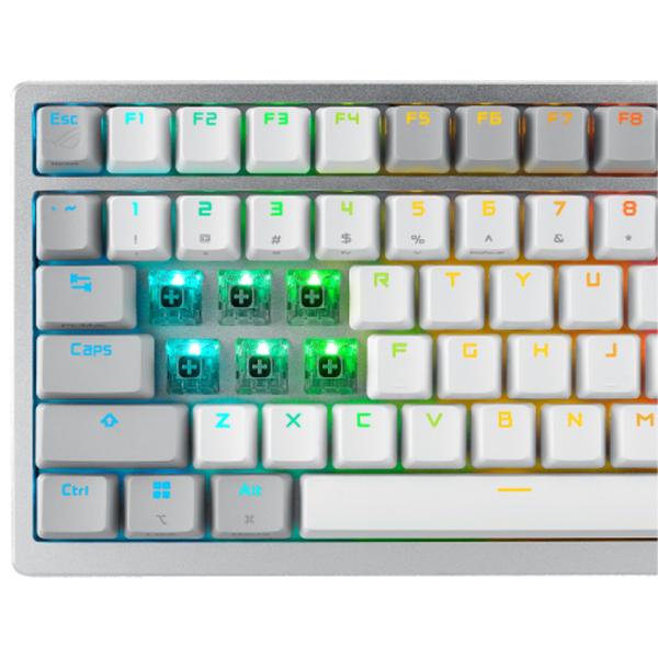 Tastatură Asus ROG Azoth TKL Fără fir/ White photo 7