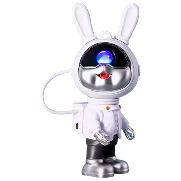 Проектор звезд Starry Sky Galaxy Nightlight Rabbit K2306 Черный White photo 1