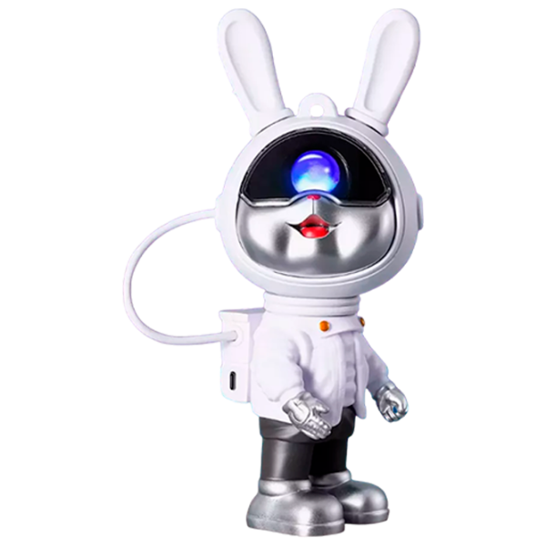 Проектор звезд Starry Sky Galaxy Nightlight Rabbit K2306 Черный White photo 1