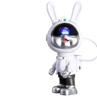 Proiector de stele Starry Sky Galaxy Nightlight Rabbit K2306 Black White photo 2