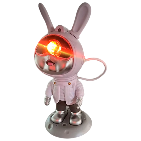 Проектор звезд Starry Sky Galaxy Nightlight Rabbit K2306 Черный White photo 3