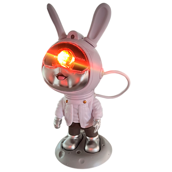 Проектор звезд Starry Sky Galaxy Nightlight Rabbit K2306 Черный White photo 3