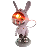 Proiector de stele Starry Sky Galaxy Nightlight Rabbit K2306 Black White photo 3