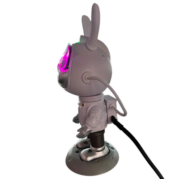 Проектор звезд Starry Sky Galaxy Nightlight Rabbit K2306 Черный White photo 4