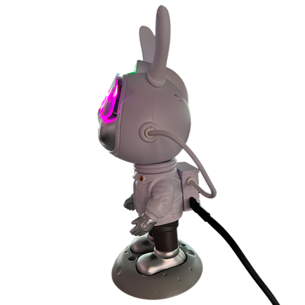 Проектор звезд Starry Sky Galaxy Nightlight Rabbit K2306 Черный White photo 4