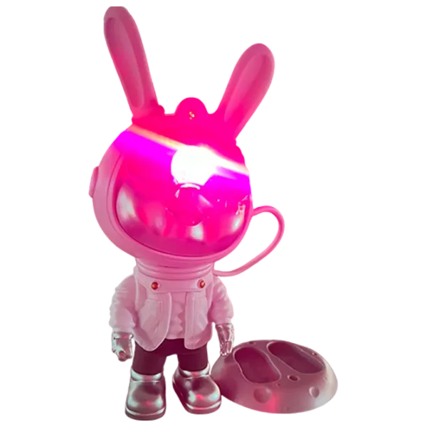 Проектор звезд Starry Sky Galaxy Nightlight Rabbit K2306 Черный White photo 6