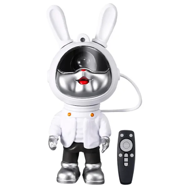 Проектор звезд Starry Sky Galaxy Nightlight Rabbit K2306 Черный White photo 10