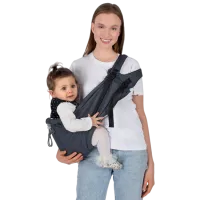 Marsupiu pentru copii Sevi Bebe Sevi 63 (8692241100636) 12 kg/ Gray