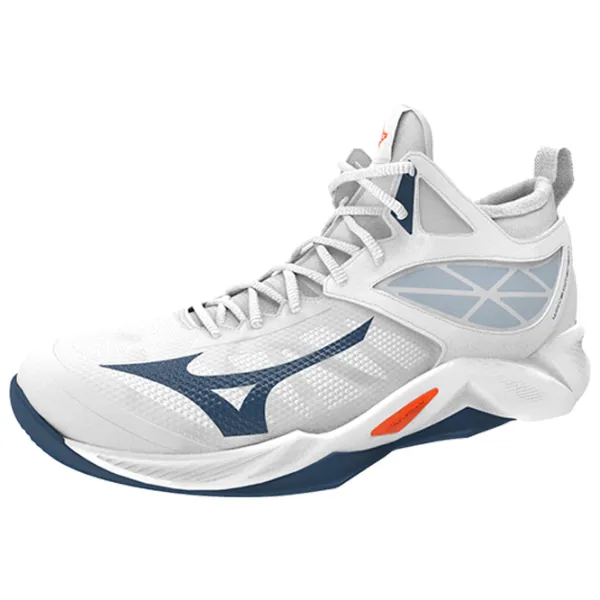 Adidași pentru bărbați Mizuno Wave Dimension MID 44/ White photo 1 Adidași pentru bărbați Mizuno Wave Dimension MID 44/ White photo 1