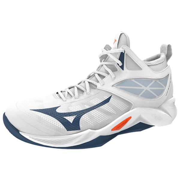 Adidași pentru bărbați Mizuno Wave Dimension MID 44/ White photo 1 Adidași pentru bărbați Mizuno Wave Dimension MID 44/ White photo 1