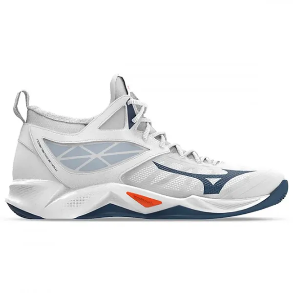 Adidași pentru bărbați Mizuno Wave Dimension MID 44/ White photo 3 Adidași pentru bărbați Mizuno Wave Dimension MID 44/ White photo 3