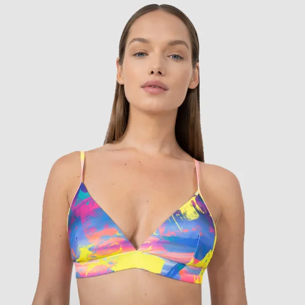 Sutien de baie pentru femei 4F h4l22-kos004g L/ Multicolor photo 3 Sutien de baie pentru femei 4F h4l22-kos004g L/ Multicolor photo 3