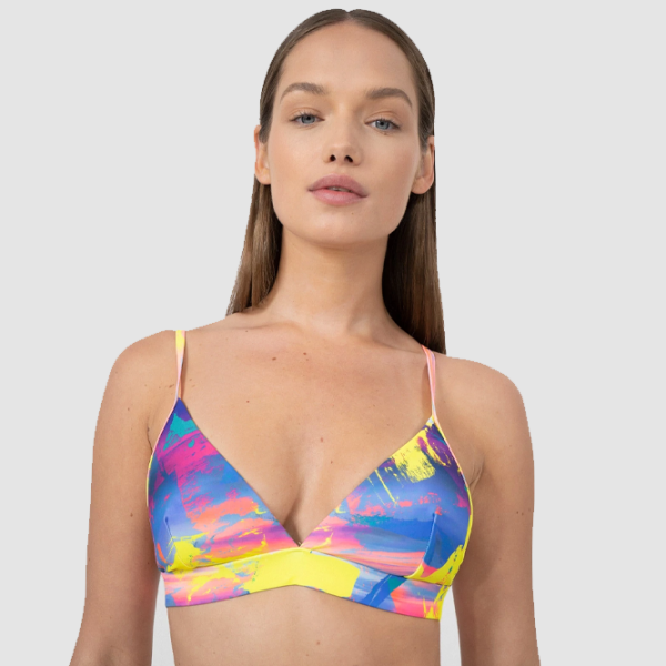 Sutien de baie pentru femei 4F h4l22-kos004g L/ Multicolor photo 3 Sutien de baie pentru femei 4F h4l22-kos004g L/ Multicolor photo 3