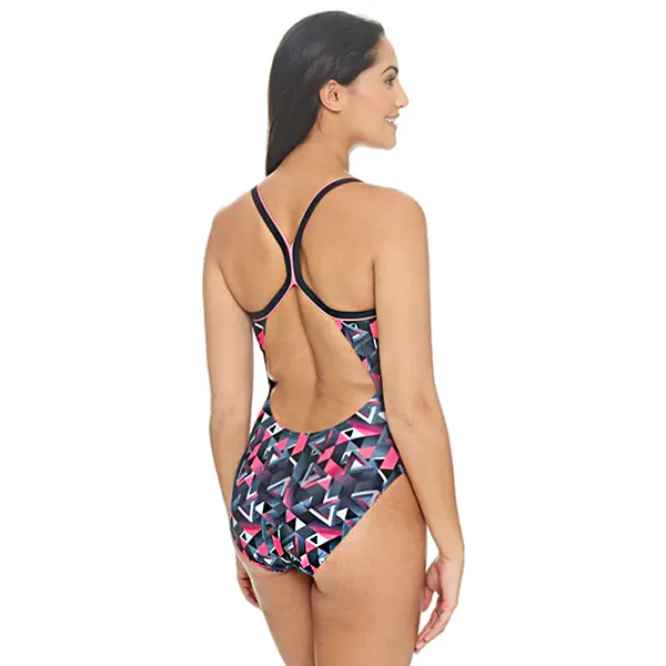 Costum de baie pentru femei Zoggs chaos piped sprintback 34/ Multicolor photo 4