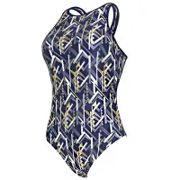 Купальник для женщин Zoggs chaos piped sprintback 34/ Разноцветный