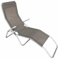 Шезлонг Strend Pro Jamaica Металл/ Ткань/ Серый Нержавеющая сталь