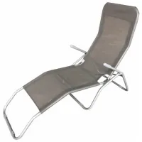 Șezlong Strend Pro Jamaica Metal/ Stofă/ Gray Inox photo 2