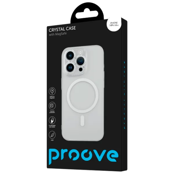 Чехол для смартфона Apple iPhone 14 Pro Max Proove/ Back/ ТПУ/ White Прозрачный photo 2