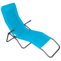 Шезлонг Jumi OM-719279 Металл/ Текстиль/ Blue Серый