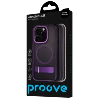 Husă pentru smartphone Apple iPhone 15 Pro Max Proove/ MagSafe Back/ TPU/ Transparent Black photo 3