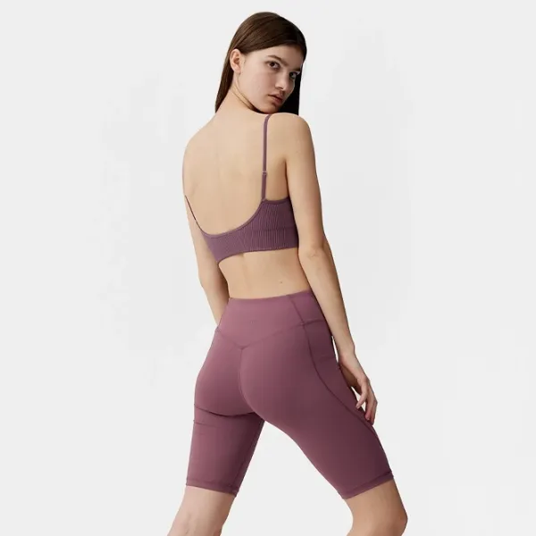 Pantaloni scurți pentru femei 4F 4Fss23tfshf139 M/ Burgundy photo 3