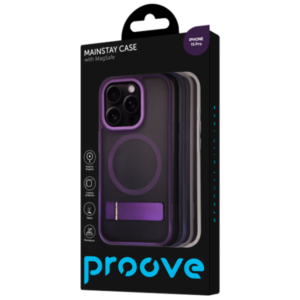 Чехол для смартфона Apple iPhone 15 Pro Proove/ MagSafe Back/ ТПУ/ Прозрачный Серый photo 3 Чехол для смартфона Apple iPhone 15 Pro Proove/ MagSafe Back/ ТПУ/ Прозрачный Серый photo 3