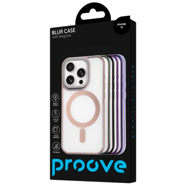 Husă pentru smartphone Apple iPhone 13 Proove/ MagSafe Back/ TPU/ White Black photo 3