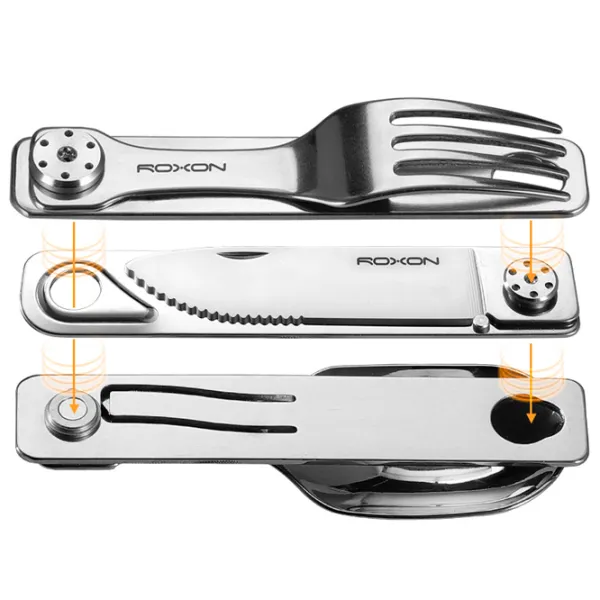 Мултитул Roxon Camping tool кемпинговый/ нержавеющая сталь photo 3