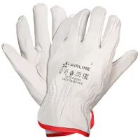 Mănuși de protecție Airline ADWG104 Piele/ White