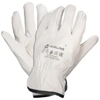 Mănuși de protecție Airline ADWG105 Piele/ White