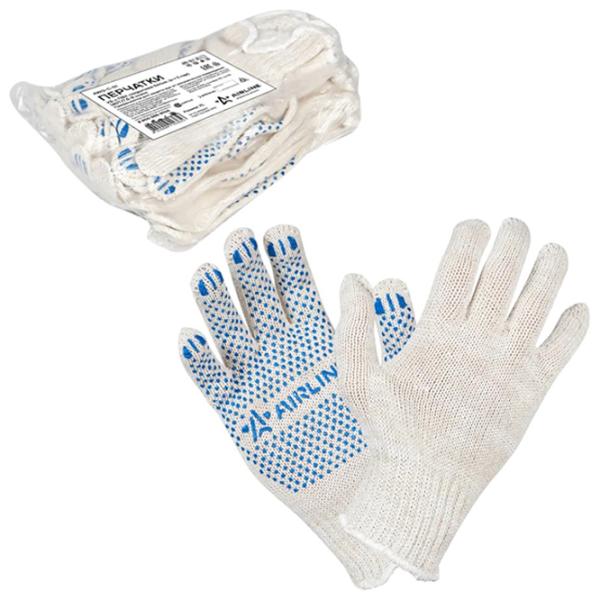 Защитные перчатки Airline AWG-C-01 Cotton/ White photo 2 Защитные перчатки Airline AWG-C-01 Cotton/ White photo 2