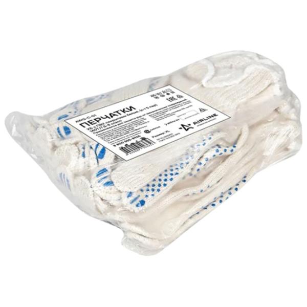 Защитные перчатки Airline AWG-C-01 Cotton/ White photo 3 Защитные перчатки Airline AWG-C-01 Cotton/ White photo 3