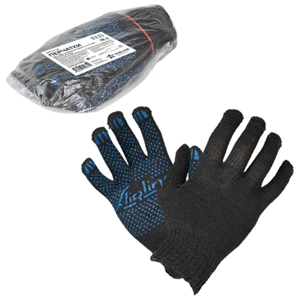 Защитные перчатки Airline AWG-C-03 Cotton/ Black photo 2 Защитные перчатки Airline AWG-C-03 Cotton/ Black photo 2