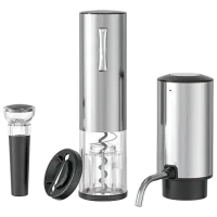 Набор для открывания вина Circle Joy SGS-KD-8  / Серебряный