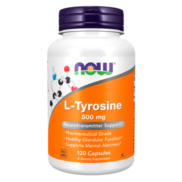 Aminoacizi Now Foods L-Tyrosine (733739001627) 500 mg photo 1 Aminoacizi Now Foods L-Tyrosine (733739001627) 500 mg photo 1