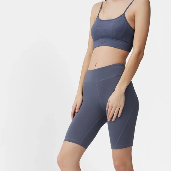 Pantaloni scurți pentru femei 4F 4Fss23tfshf139 XS/ Grey photo 4