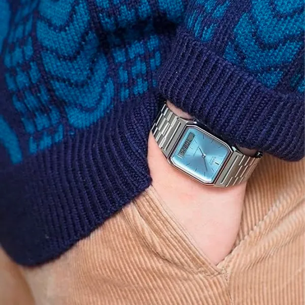 Ceas de mână Unisex Casio AQ-230A-2A1MQYES Cuarț/ 39 x 30 mm photo 2