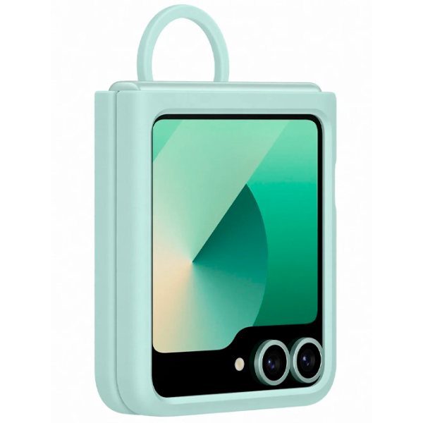 Чехол для смартфона Samsung Galaxy Z Flip 6 Samsung/ Back/ ТПУ/ Мята Green photo 3 Чехол для смартфона Samsung Galaxy Z Flip 6 Samsung/ Back/ ТПУ/ Мята Green photo 3