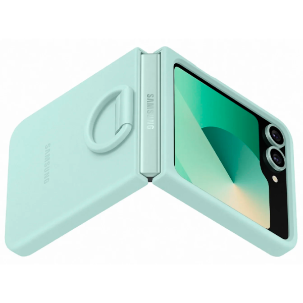Чехол для смартфона Samsung Galaxy Z Flip 6 Samsung/ Back/ ТПУ/ Мята Green photo 5 Чехол для смартфона Samsung Galaxy Z Flip 6 Samsung/ Back/ ТПУ/ Мята Green photo 5