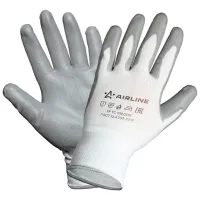 Mănuși de protecție Airline AWG-N-02 Poliester/ White