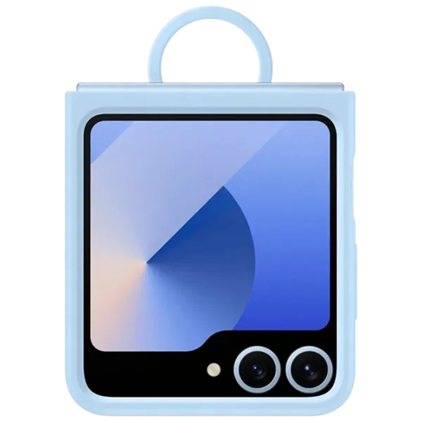 Чехол для смартфона Samsung Galaxy Z Flip 6 Samsung/ Back/ ТПУ/ Blue photo 1 Чехол для смартфона Samsung Galaxy Z Flip 6 Samsung/ Back/ ТПУ/ Blue photo 1