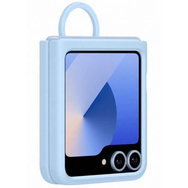 Чехол для смартфона Samsung Galaxy Z Flip 6 Samsung/ Back/ ТПУ/ Blue photo 3 Чехол для смартфона Samsung Galaxy Z Flip 6 Samsung/ Back/ ТПУ/ Blue photo 3