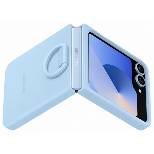 Чехол для смартфона Samsung Galaxy Z Flip 6 Samsung/ Back/ ТПУ/ Blue photo 5 Чехол для смартфона Samsung Galaxy Z Flip 6 Samsung/ Back/ ТПУ/ Blue photo 5