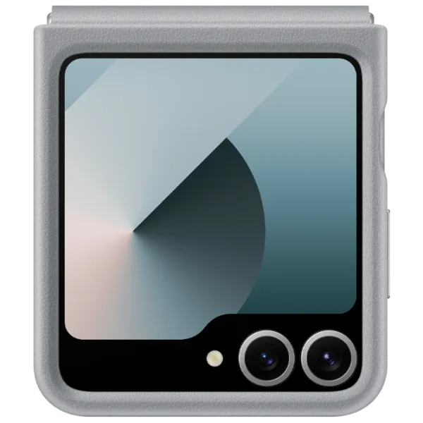 Чехол для смартфона Samsung Galaxy Z Flip 6 Samsung / Back / Экокожа / Серый photo 1