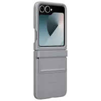 Husă pentru smartphone Samsung Galaxy Z Flip 6 Samsung / Back / Piele ecologică / Gray photo 4