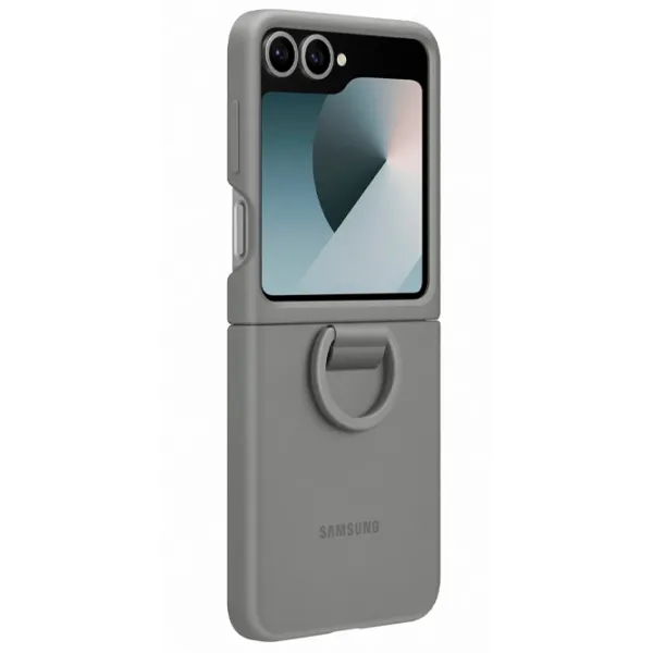 Чехол для смартфона Samsung Galaxy Z Flip 6 Samsung / Back / ТПУ / Серый photo 4 Чехол для смартфона Samsung Galaxy Z Flip 6 Samsung / Back / ТПУ / Серый photo 4