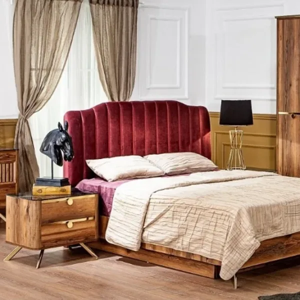 Тумбочки Moda Life Demre 54 x 63 x 45см/ ЛДСП/ Maron photo 2 Тумбочки Moda Life Demre 54 x 63 x 45см/ ЛДСП/ Maron photo 2