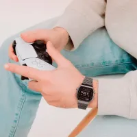 Ceas de mână Unisex Casio A168WEGG-1BEF Cuarț/ 39 x 36 mm photo 4